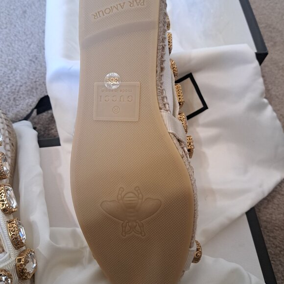 Authentic GUCCI espadrilles Size 36.5 - Picture 8 of 12